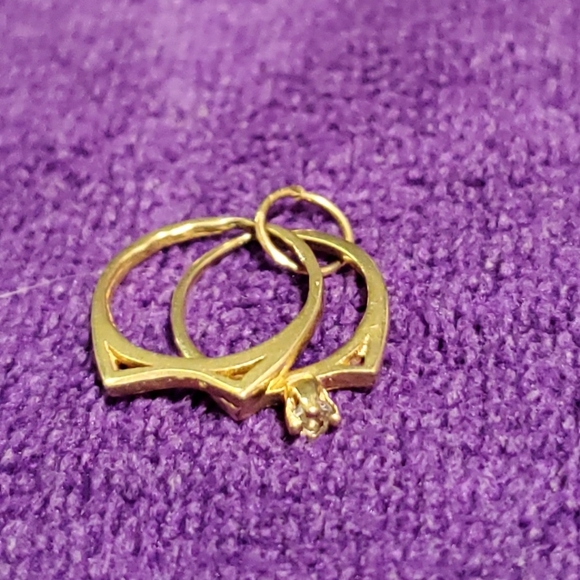 10k gold wedding set charm - Picture 3 of 4